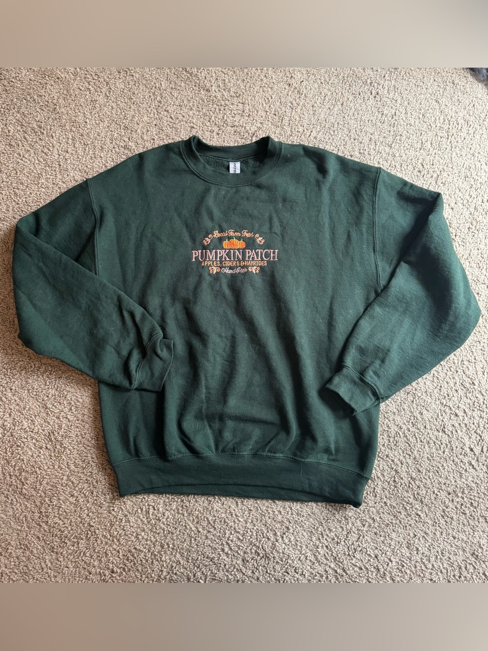 Fall Embroidered Crewneck